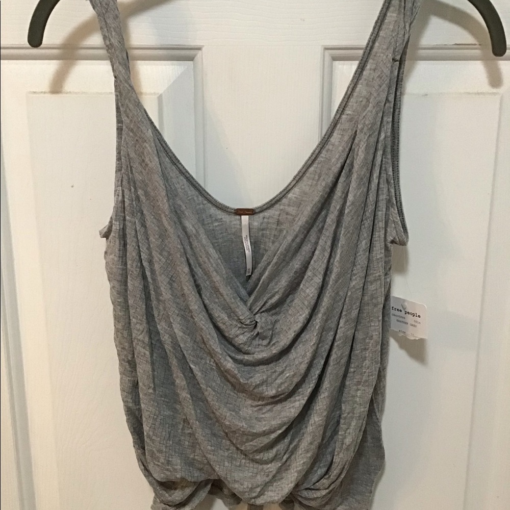 FREE PEOPLE GATHERED CROP TANK TOP